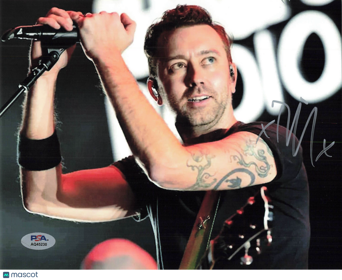 Tim McIlrath Signed 8x10 Photo PSA Autographed