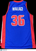 Rasheed Wallace Signed Jersey PSA Detroit Pistons Autographed