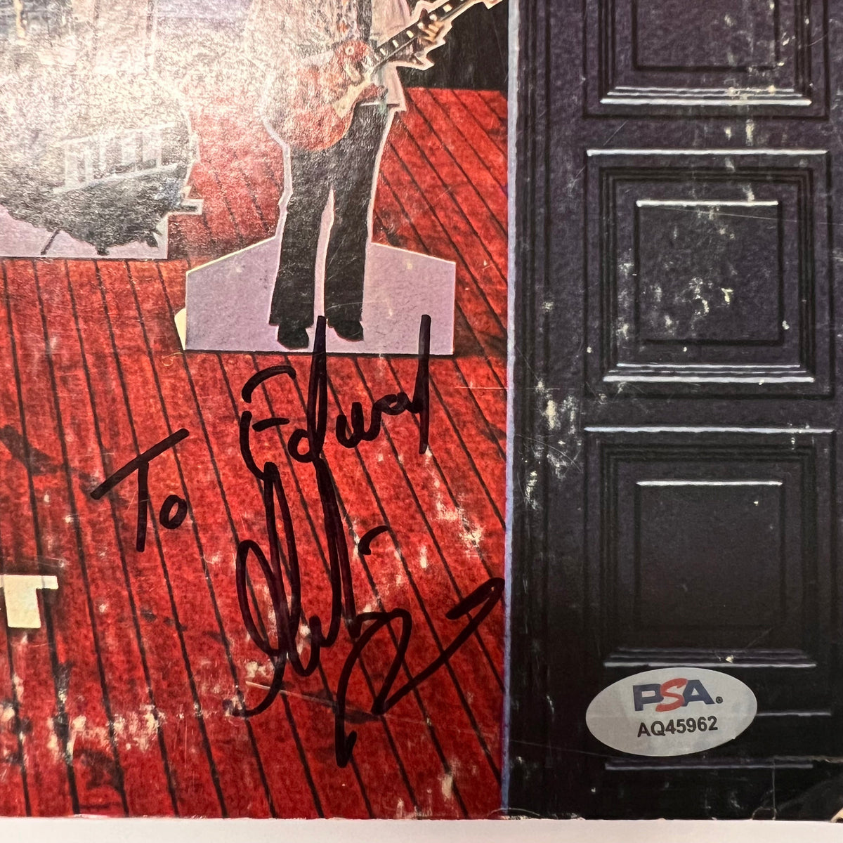 Martin Barre Signed Benefit Framed Vinyl PSA Album Auth