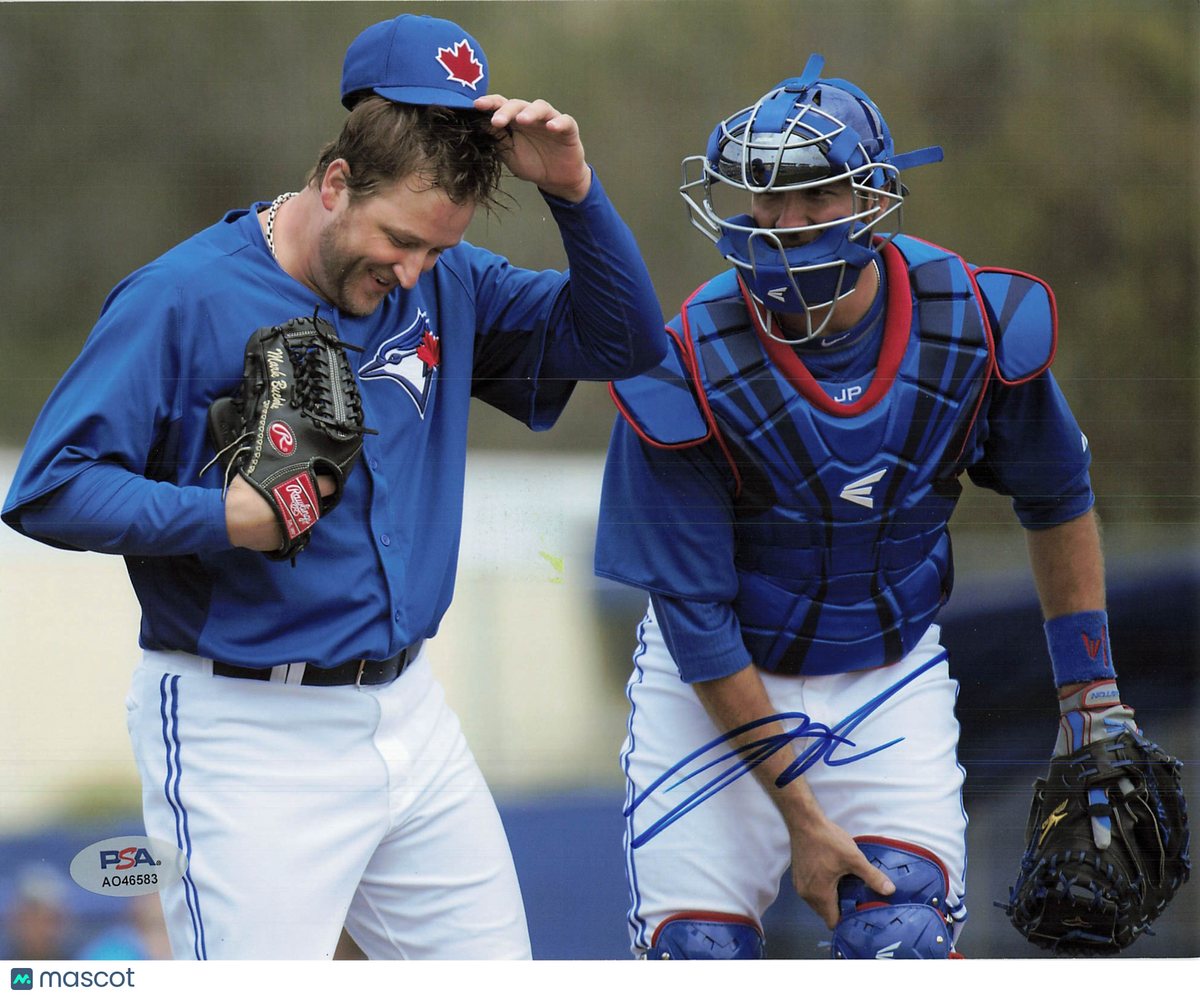 J.P. Arencibia Toronto Blue Jays Signed 8x10 Photo PSA