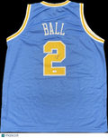 Lonzo Ball Signed Jersey PSA UCLA Bruins Autographed