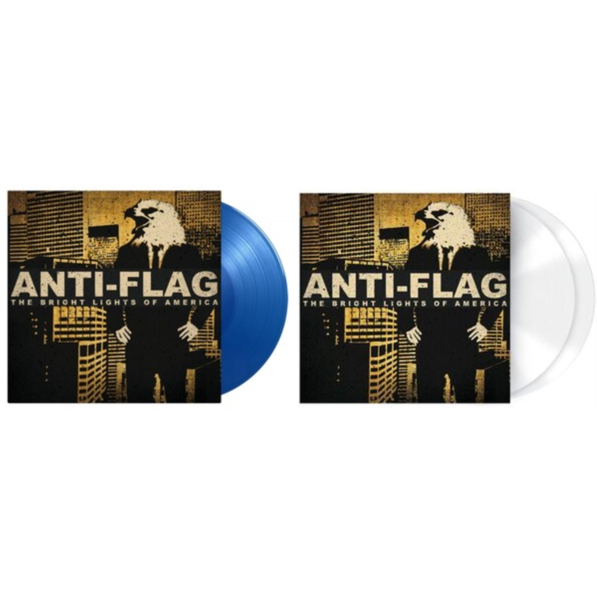 Anti-Flag - Bright Lights Of America (2LP/180G/Solid White Vinyl) & Bright Lights Of America (2LP/180G/Blue Vinyl)