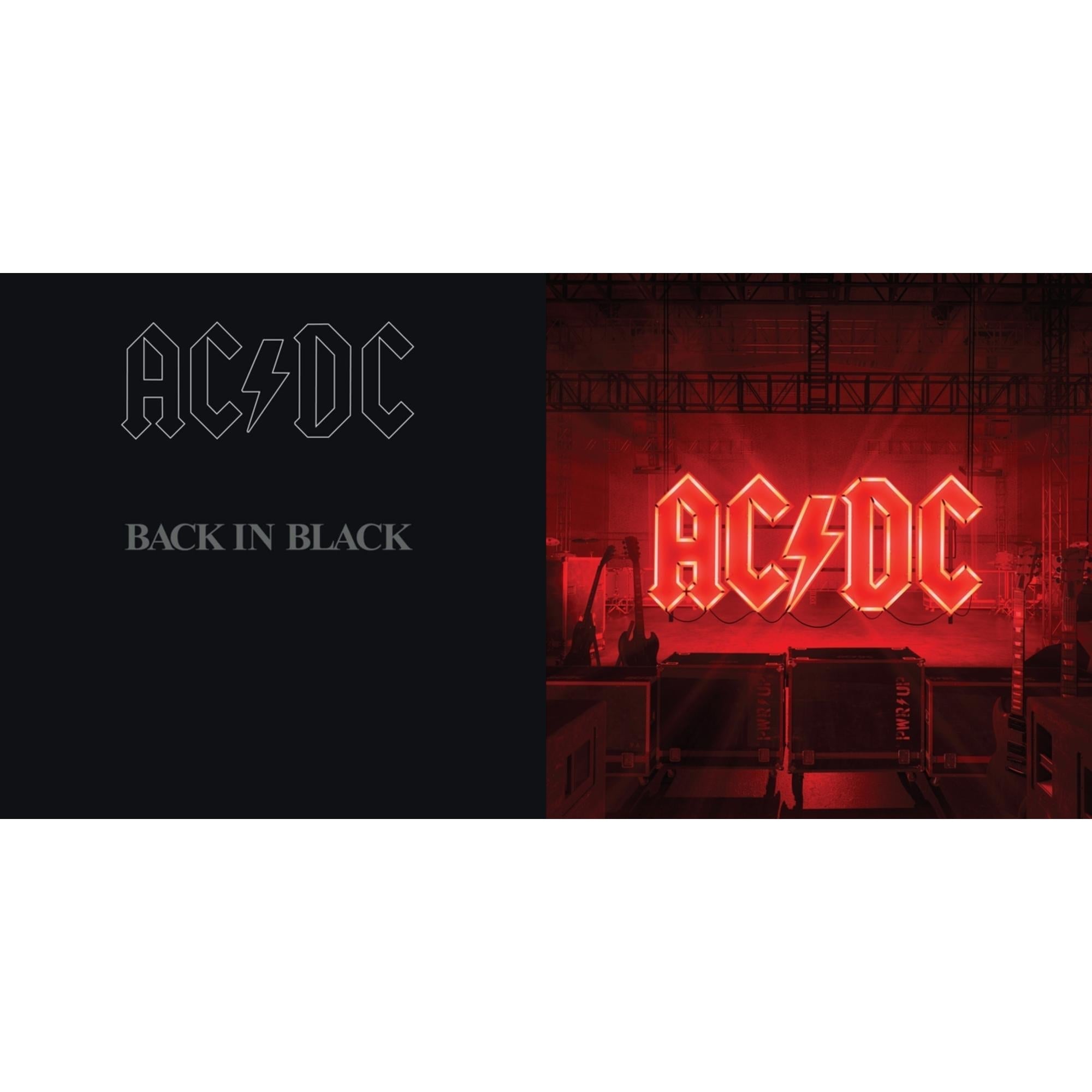 Ac/Dc - Power Up (180G/Gatefold Jacket/Inner Sleeve) & Back In Black (180G) - LP Vinyl Bundle