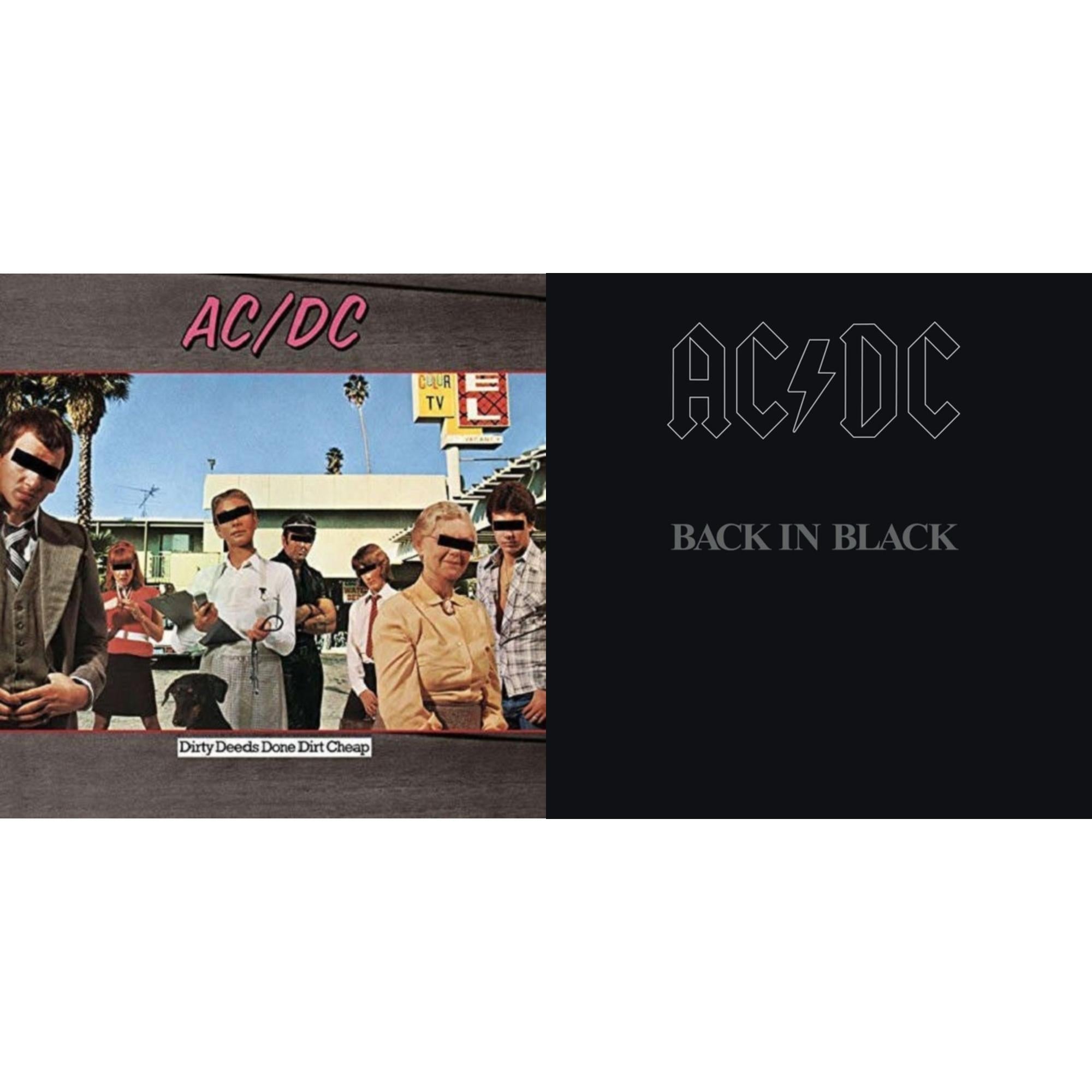 Dirty Deeds Done Dirt Cheap (180G) & Back In Black (180G)