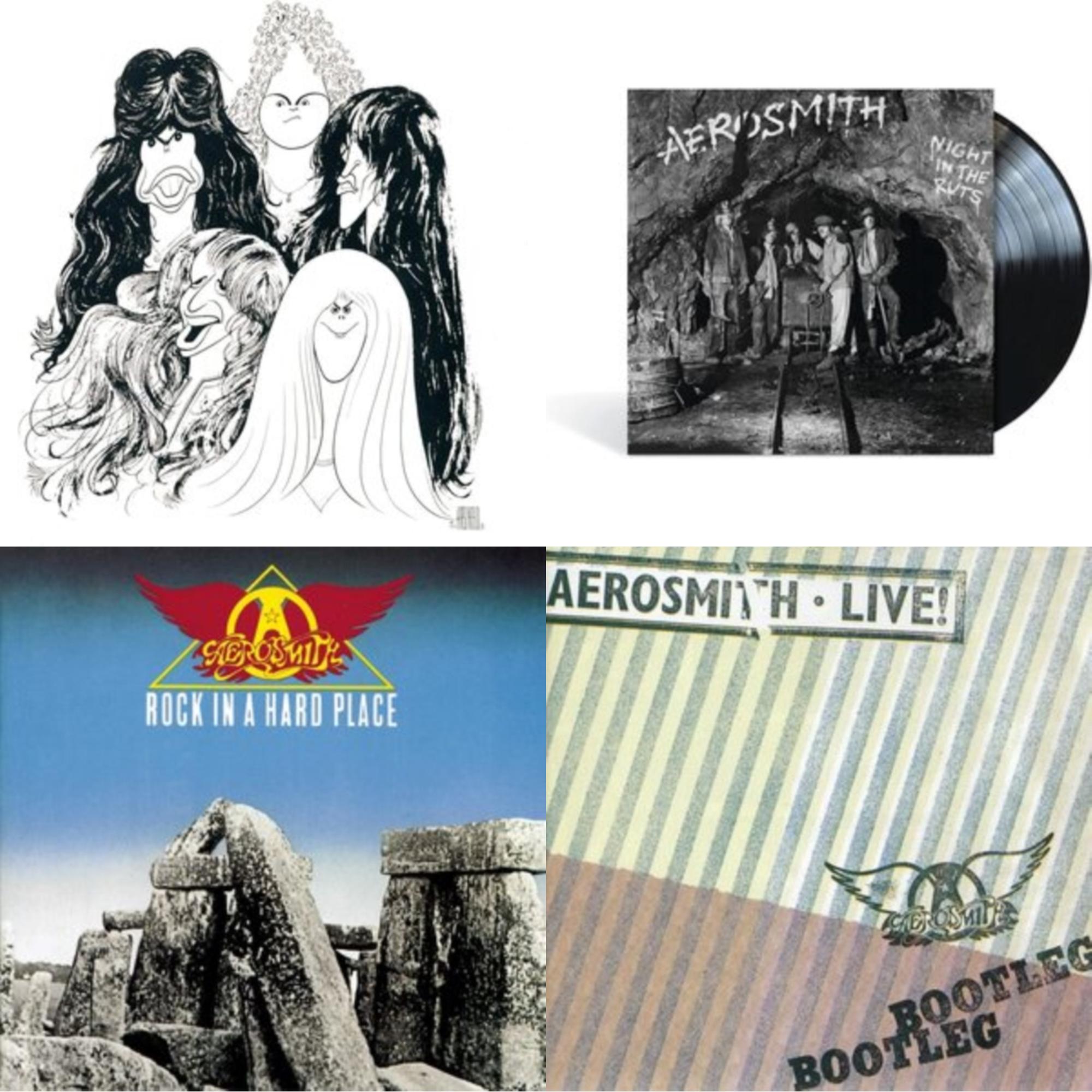Aerosmith - Draw The Line & Night In The Ruts & Rock In A Hard Place & Live! Bootleg (2LP)