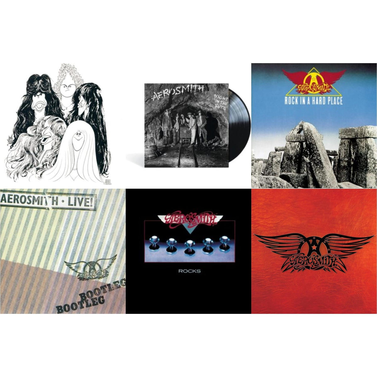 Greatest Hits & Night In The Ruts & Rocks & Rock In A Hard Place & Live! Bootleg (2LP) & Draw The Line