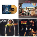 Ac/Dc - Ballbreaker (50Th Anniversary/Gold Color LP Vinyl) & Dirty Deeds Done Dirt Cheap (180G) & Powerage (180G) & Live (2LP/180G)