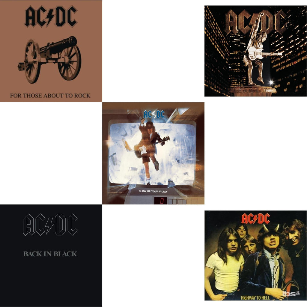 Highway To Hell & Back In Black & For Those About To Rock & Stiff Upper Lip & Blow Up Your Video