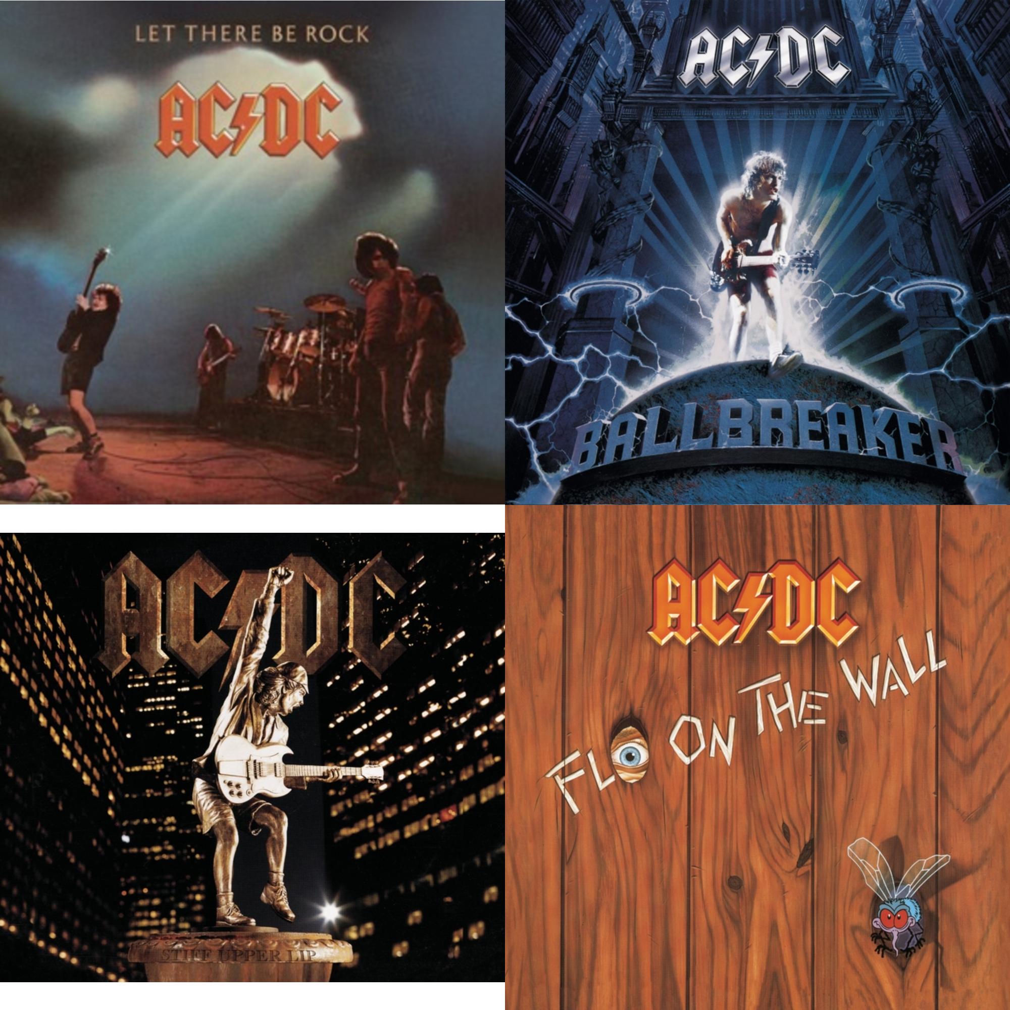 Let There Be Rock & Ballbreaker & Stiff Upper Lip & Fly On The Wall
