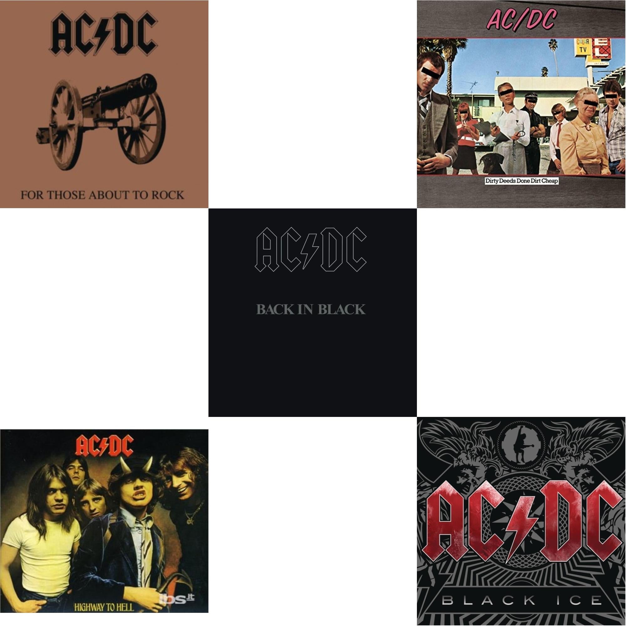 Dirty Deeds Done Dirt Cheap & Highway To Hell & Back In Black & For Those About To Rock & Black Ice
