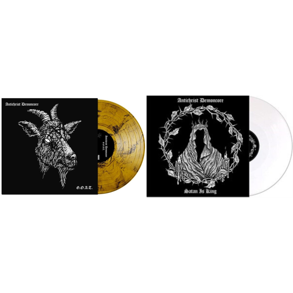 Satan Is King (White LP Vinyl) & G.O.A.T. (Orange & Black Marbled LP Vinyl)