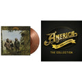 America - 50Th Anniversary & Hat Trick (Limited/Orange & Black Mixed/180G) - LP Vinyl Bundle