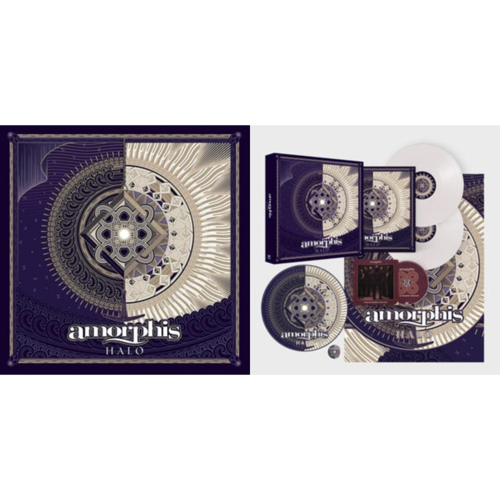 Amorphis - Halo (Red Transparent LP Vinyl) & Halo (Deluxe/Boxset/White LP Vinyl/CD/Slip Mat/Poster