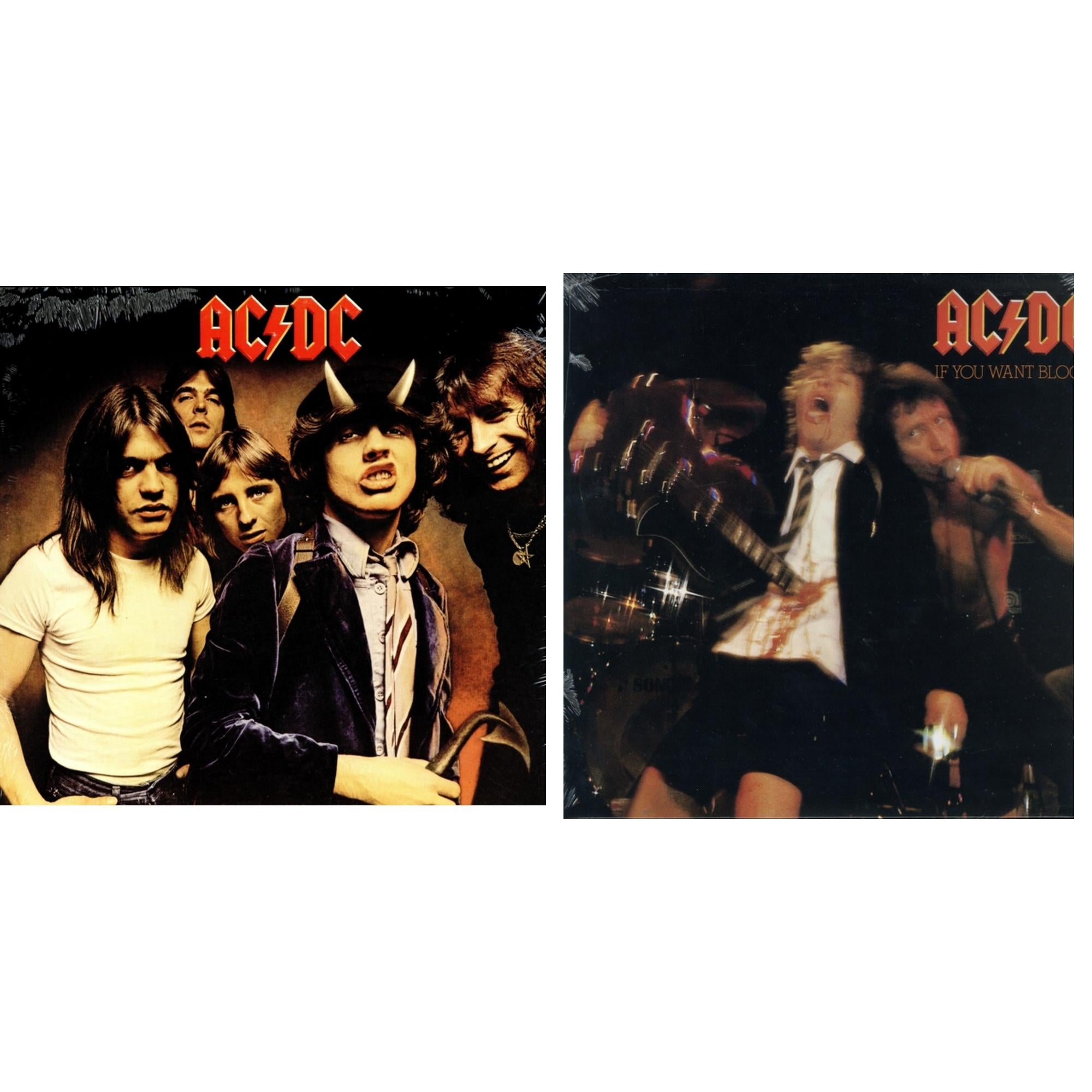 Ac/Dc - If You Want Blood You've Got It (180G) & Highway To Hell (180G) - LP Vinyl Bundle