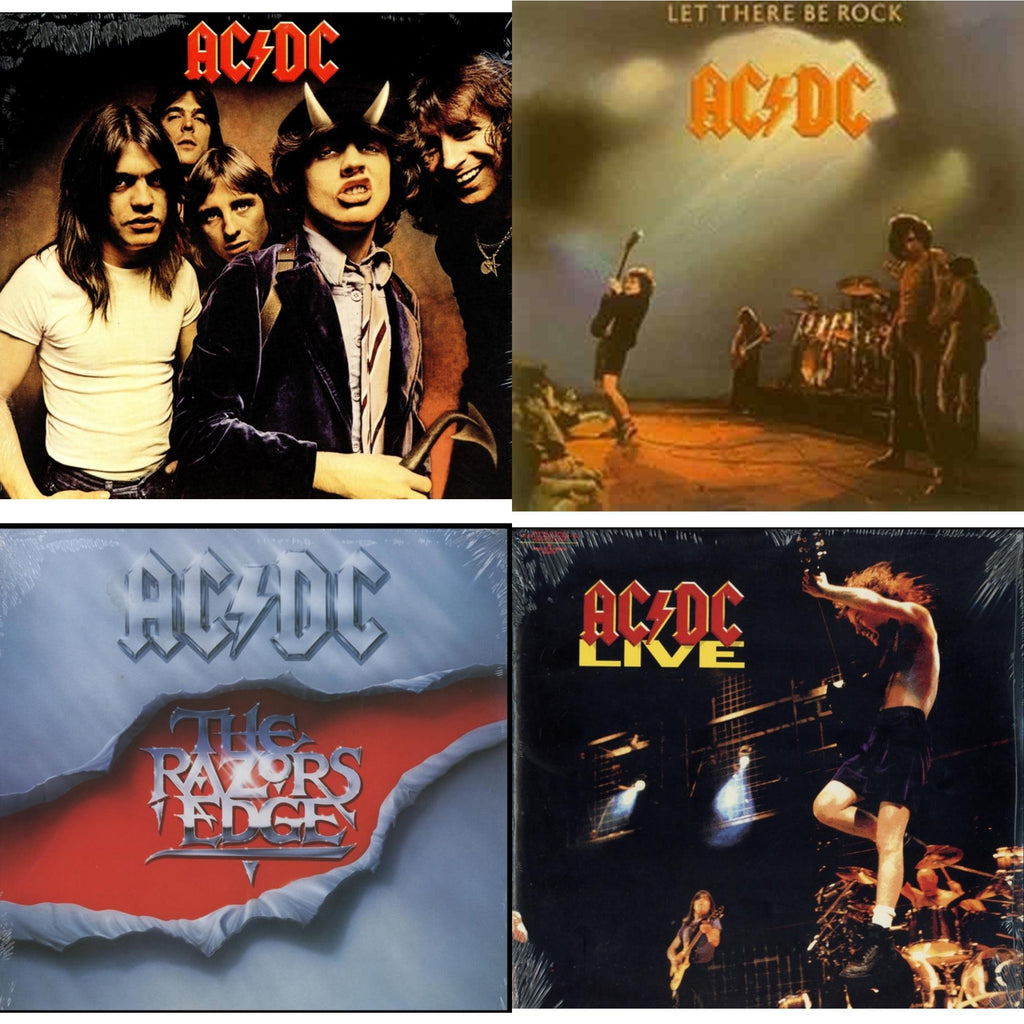 Let There Be Rock (180G) & Highway To Hell (180G) & Razor’S Edge (180G) & Live (2LP/180G)