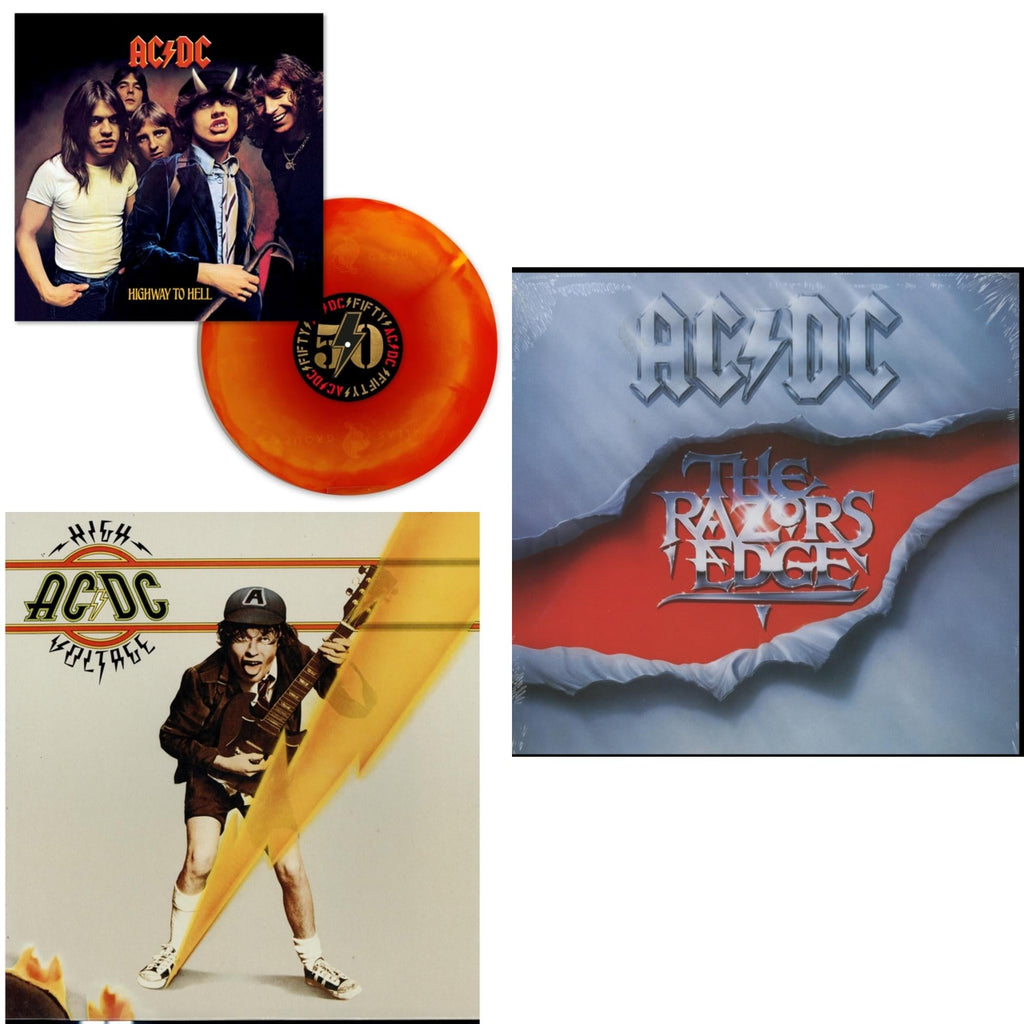 Highway To Hell (Orange Blend LP Vinyl) & High Voltage (180G) & Razor’S Edge (180G)