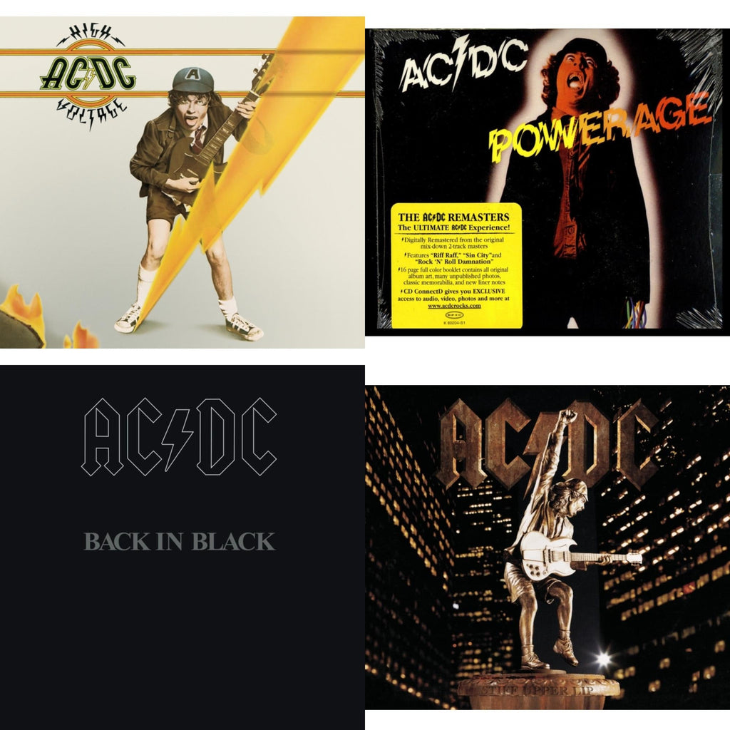 High Voltage & Powerage & Back In Black & Stiff Upper Lip