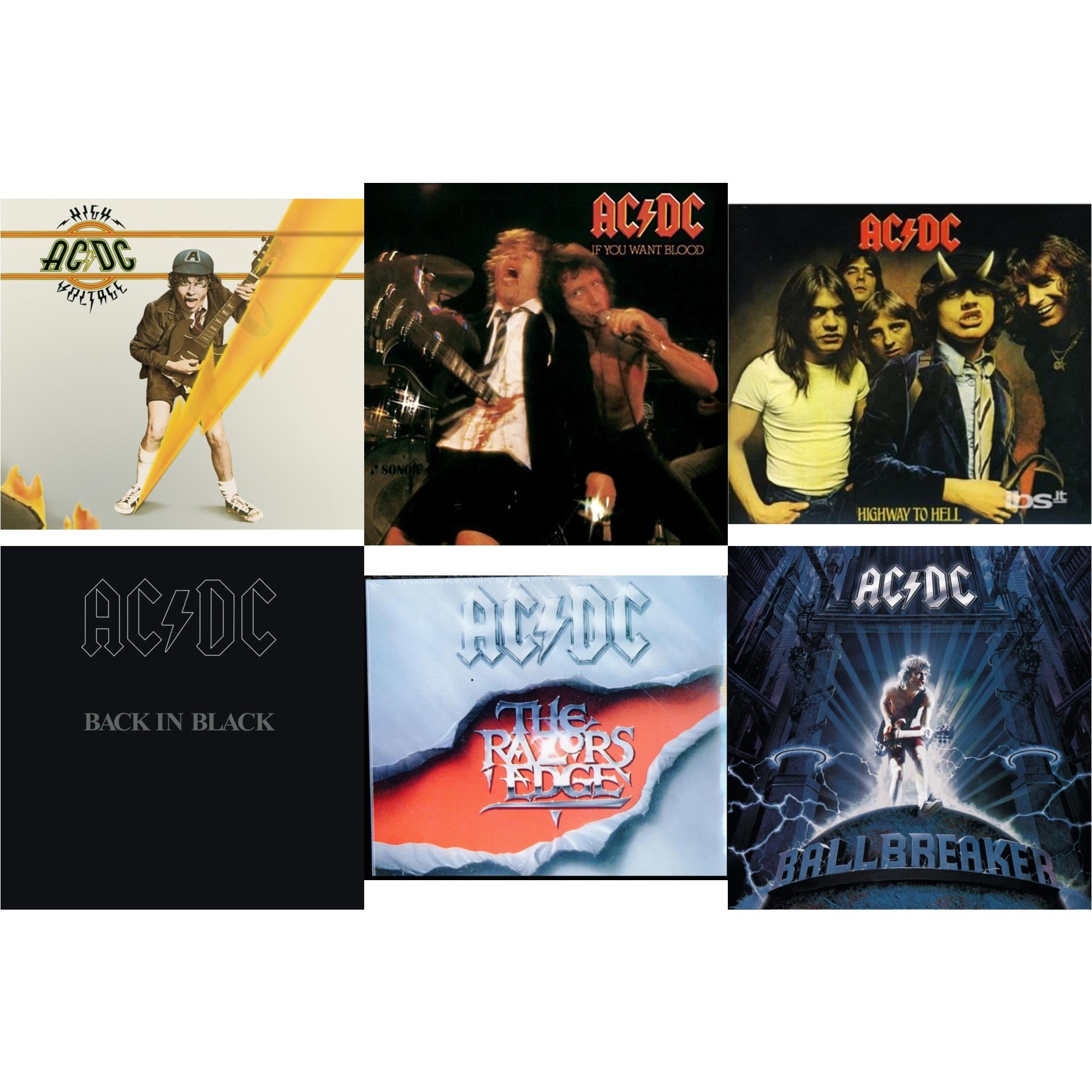 High Voltage & If You Want Blood You've Got It & Highway To Hell & Back In Black & Razor's Edge & Ballbreaker