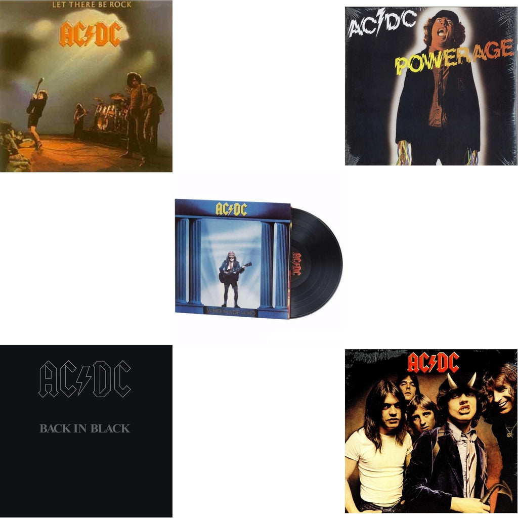 Let There Be Rock (180G) & Powerage (180G) & Highway To Hell (180G) & Back In Black (180G) & Who Made Who (180G)