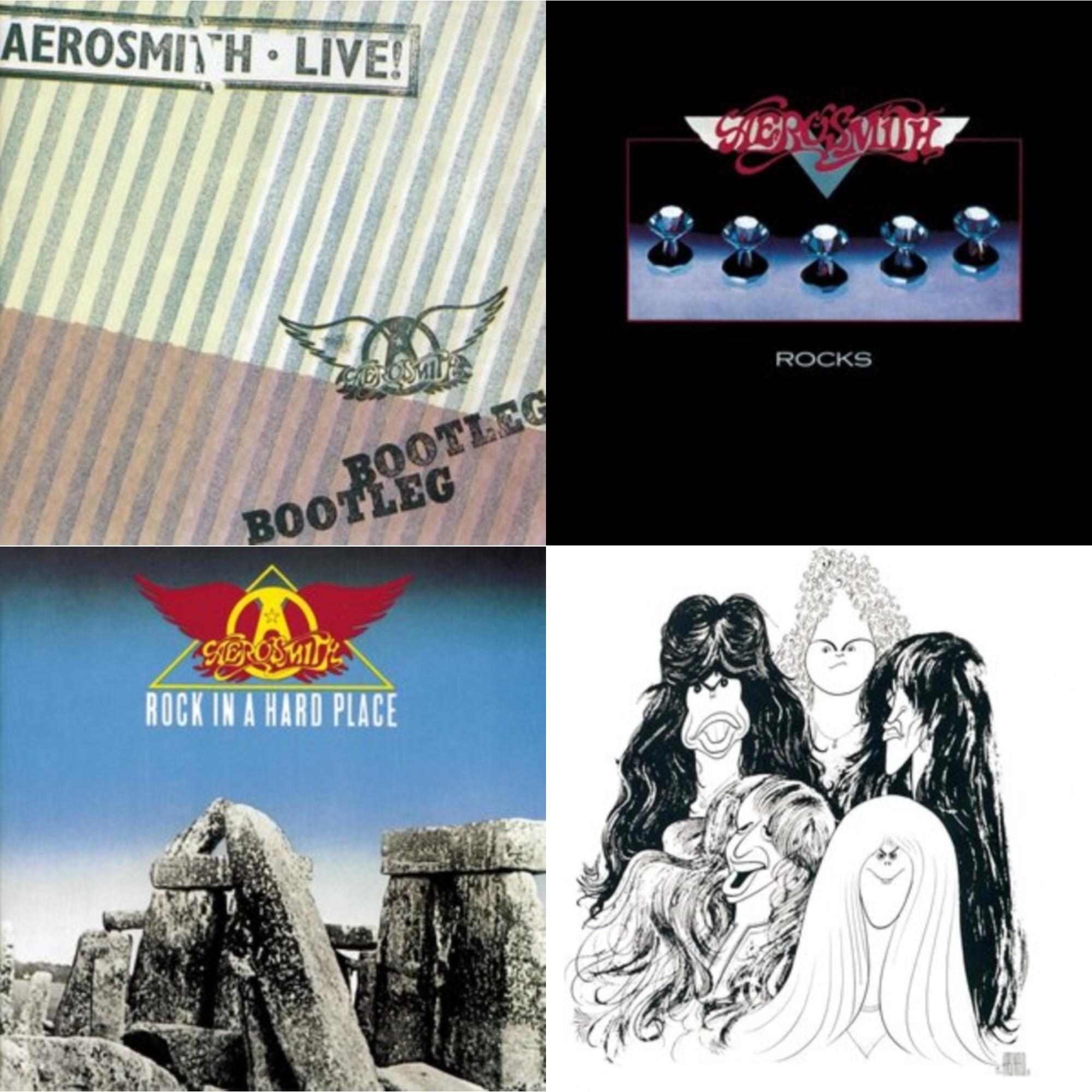 Aerosmith - Live! Bootleg (2LP) & Rocks & Rock In A Hard Place & Draw The Line
