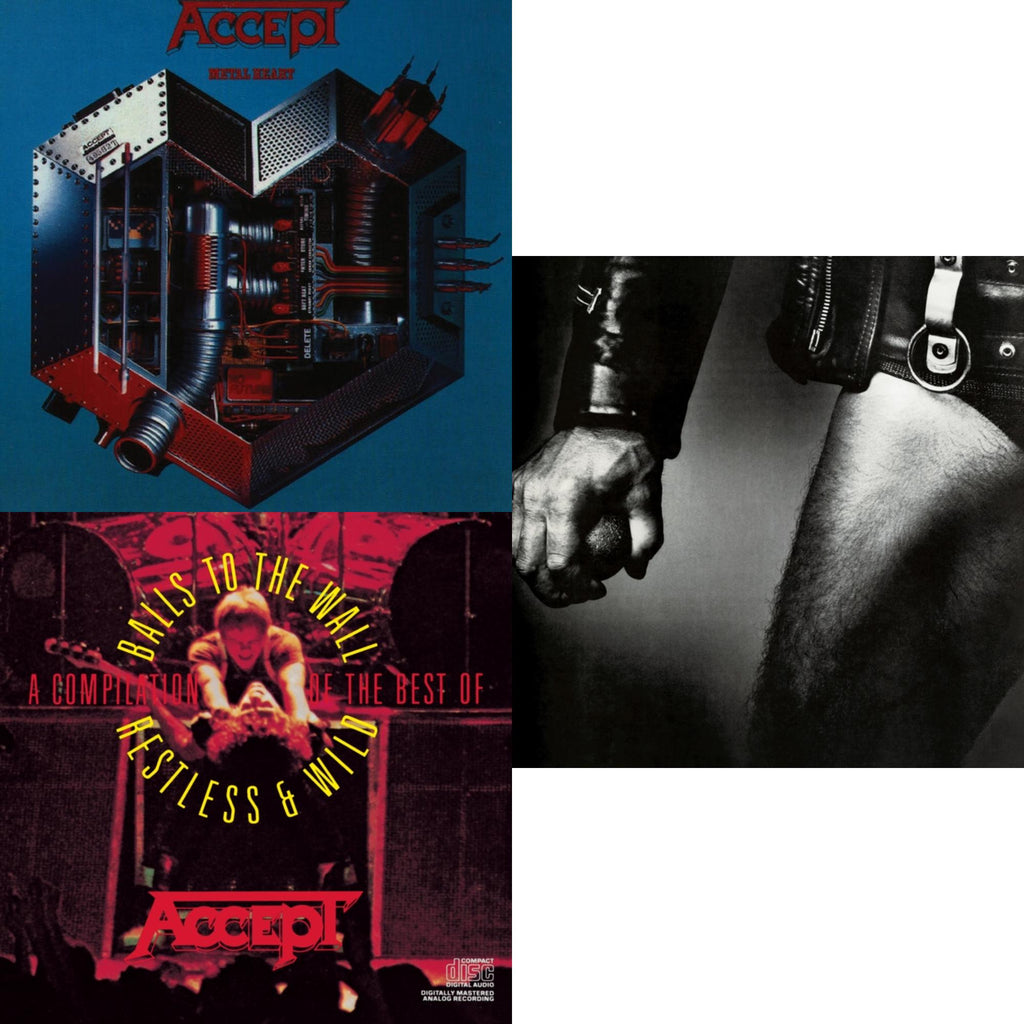 Accept - Balls To The Wall & Metal Heart & Compilation Best Of Balls To Wall / Restless & Wild - CD Bundle