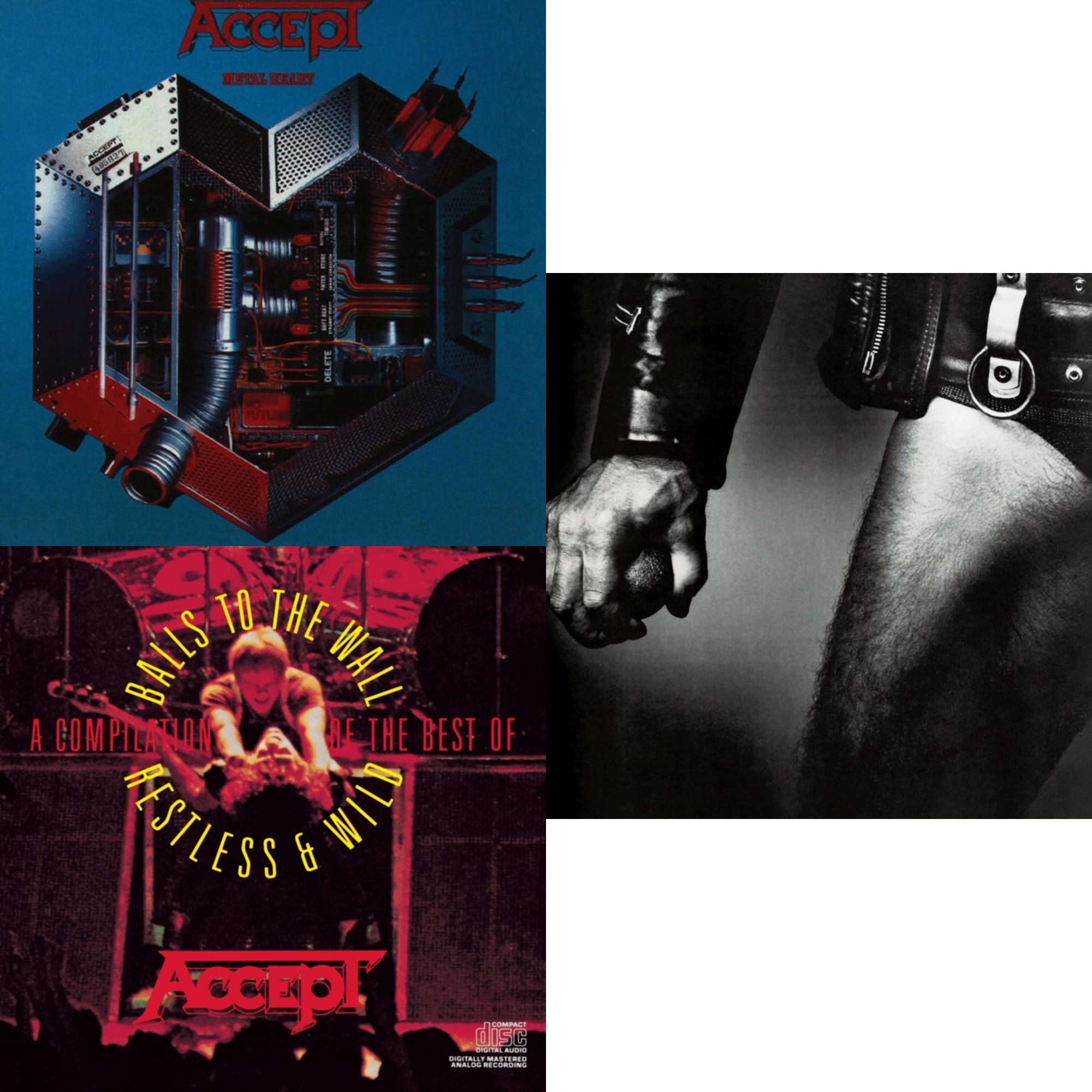 Accept - Balls To The Wall & Metal Heart & Compilation Best Of Balls To Wall / Restless & Wild - CD Bundle