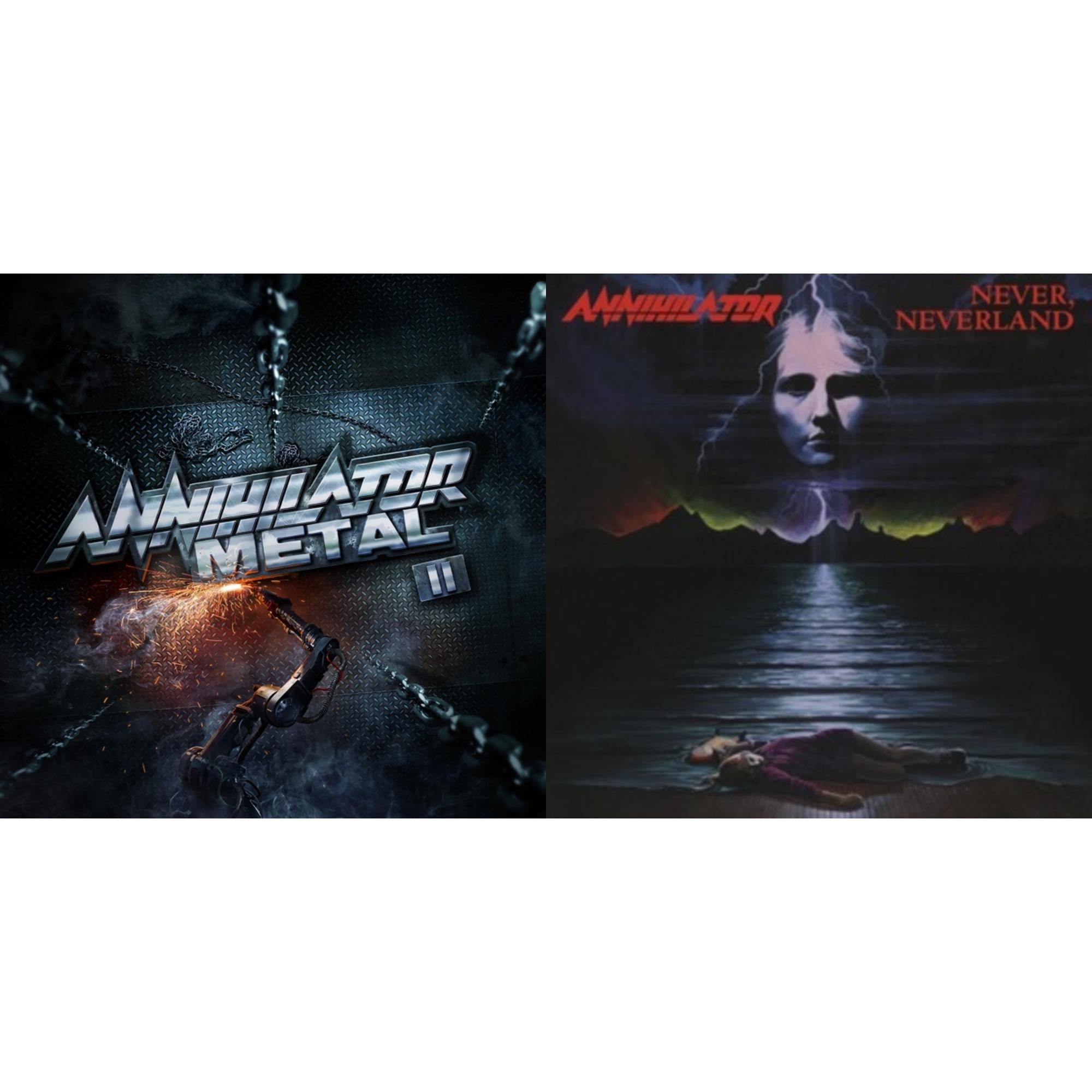 Annihilator - Metal Ii (Limited/Transparent Orange Vinyl/2LP) & Never, Neverland (180G)