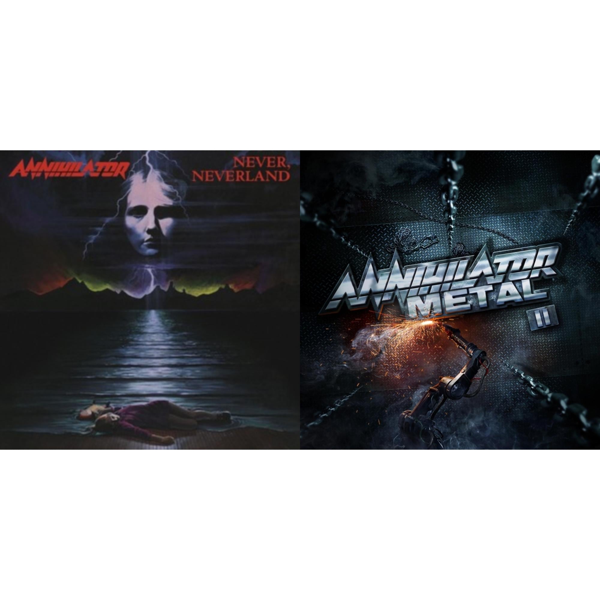 Annihilator - Metal Ii (Limited/Transparent Orange Vinyl/2LP) & Never, Neverland (180G)