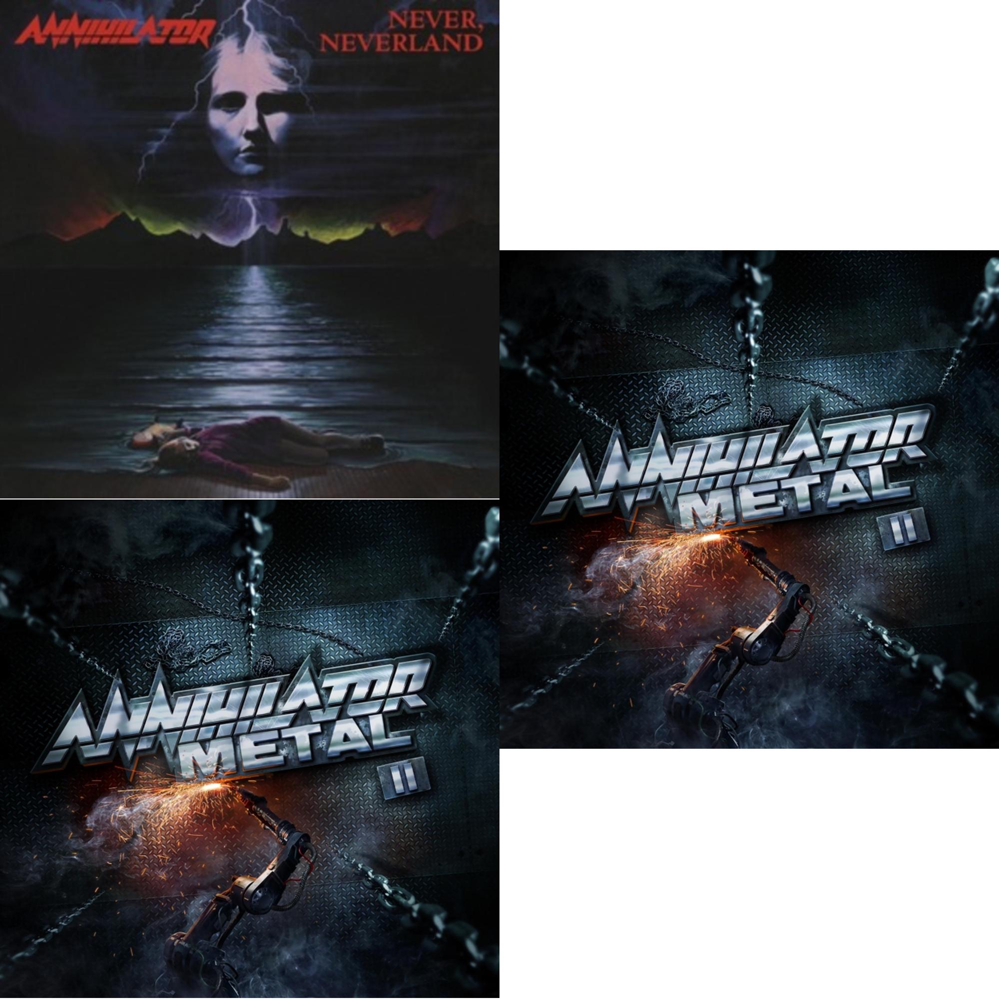 Metal Ii (Limited/Transparent Orange Vinyl/2LP) & Metal Ii (Limited/Turquoise Vinyl/2LP) & Never, Neverland (180G)