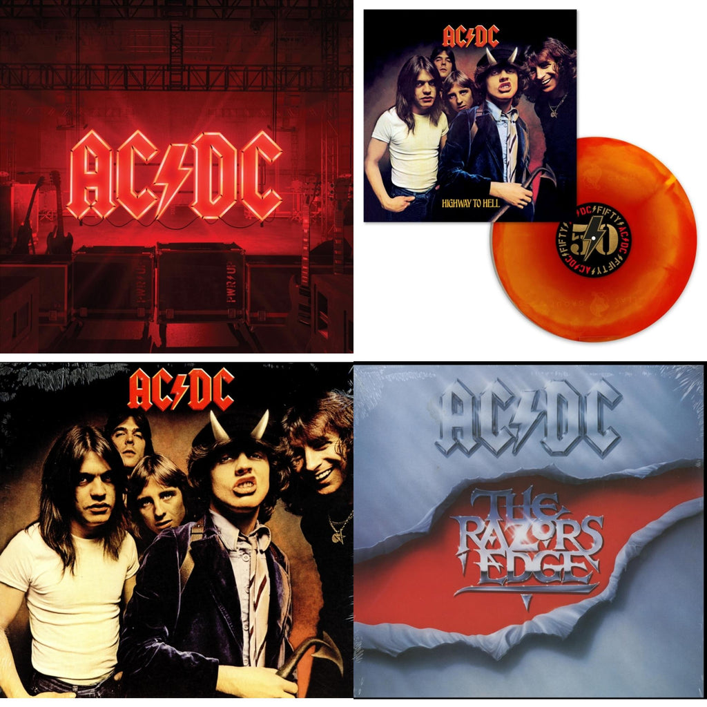 Power Up (180G/Gatefold Jacket/Inner Sleeve) & Highway To Hell (Orange Blend LP Vinyl) & Highway To Hell (180G) & Razor’S Edge (180G)