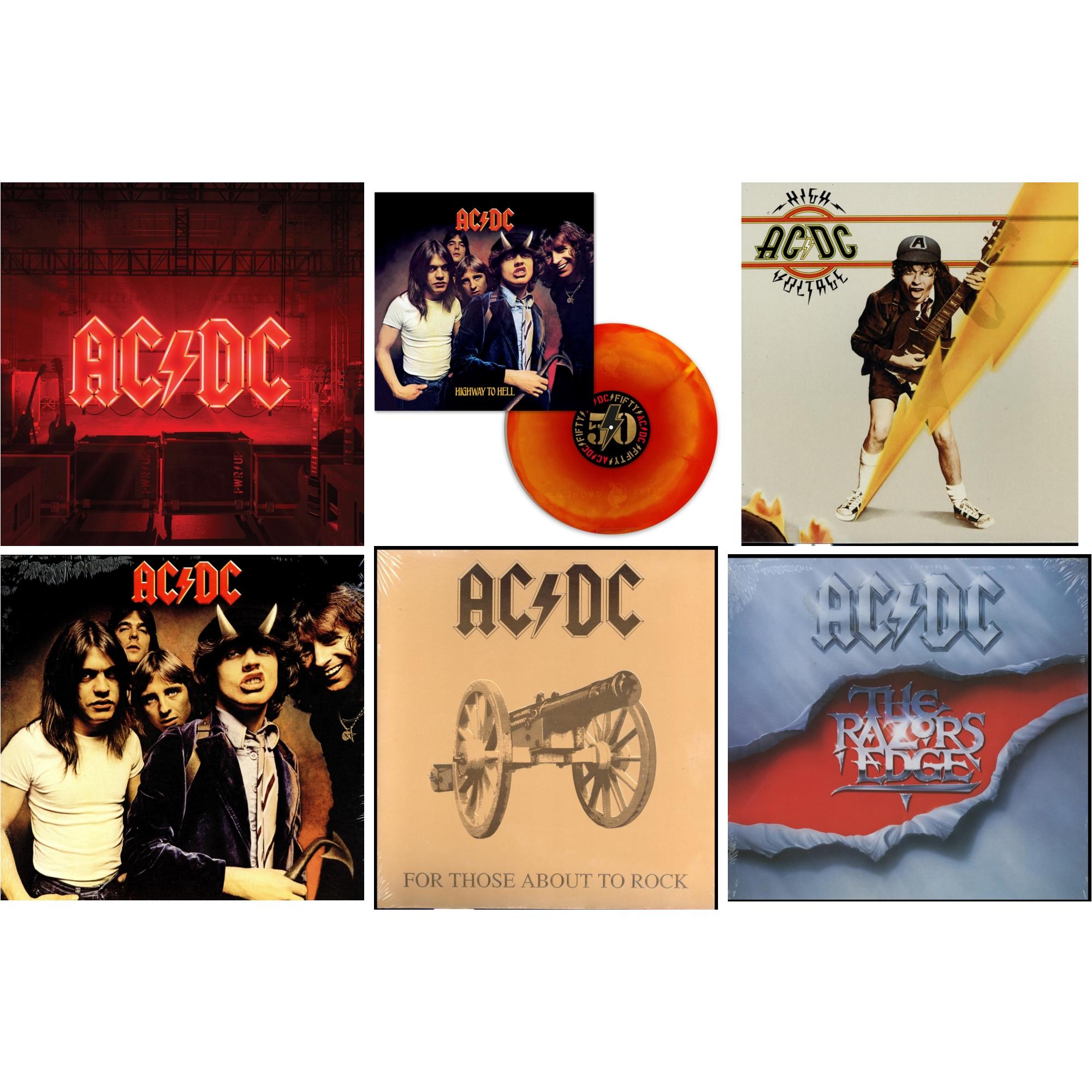 Power Up (180G/Gatefold Jacket/Inner Sleeve) & Highway To Hell (Orange Blend LP Vinyl) & High Voltage (180G) & Highway To Hell (180G) & For Those About To Rock (180G) & Razor’S Edge (180G)