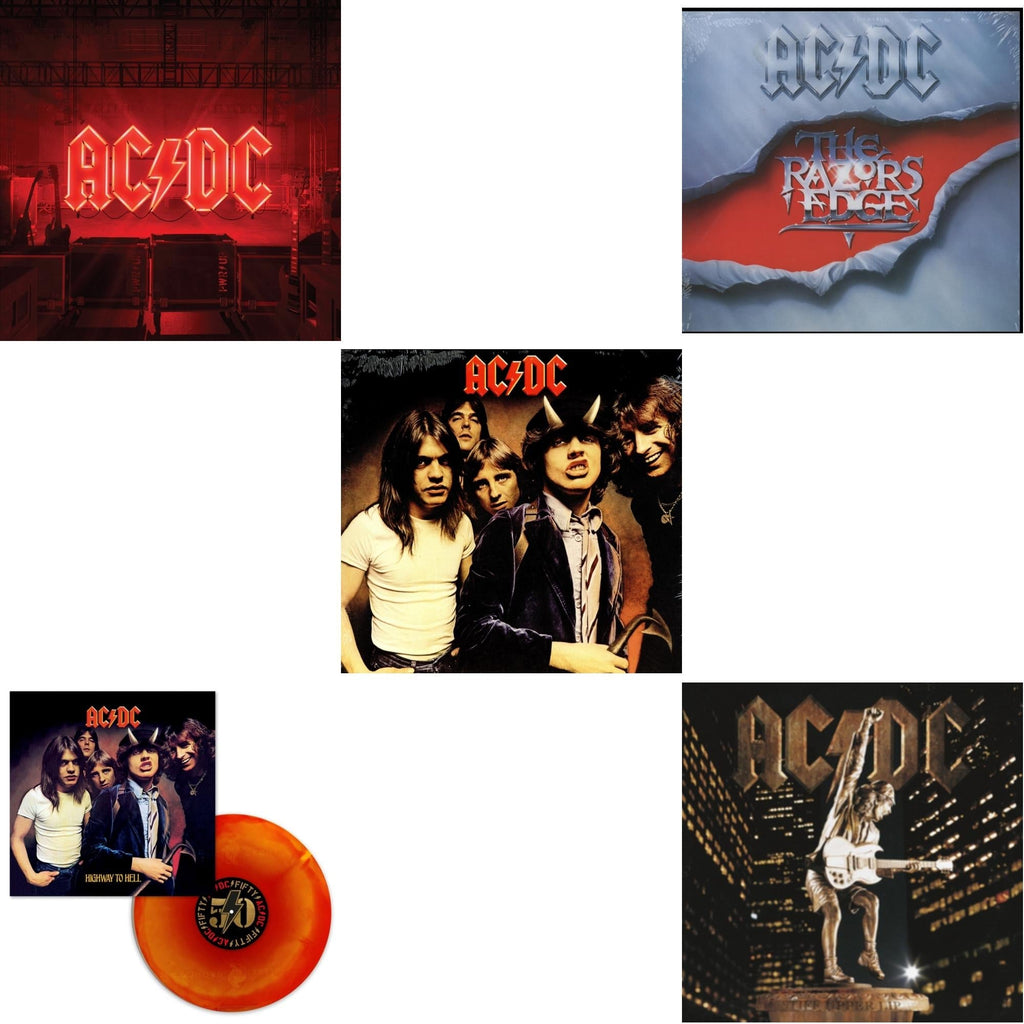 Power Up (180G/Gatefold Jacket/Inner Sleeve) & Highway To Hell (Orange Blend LP Vinyl) & Highway To Hell (180G) & Razor’S Edge (180G) & Stiff Upper Lip (180G)