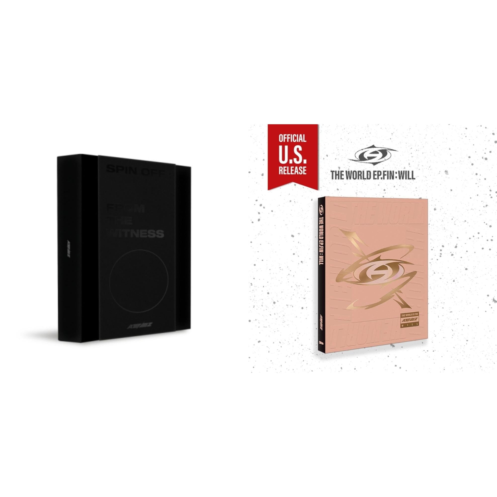 Ateez - Spin Off : From The Witness (Witness Version) (Limited) & World Ep.Fin : Will - (A Ver.) (Us Basic) - CD Bundle