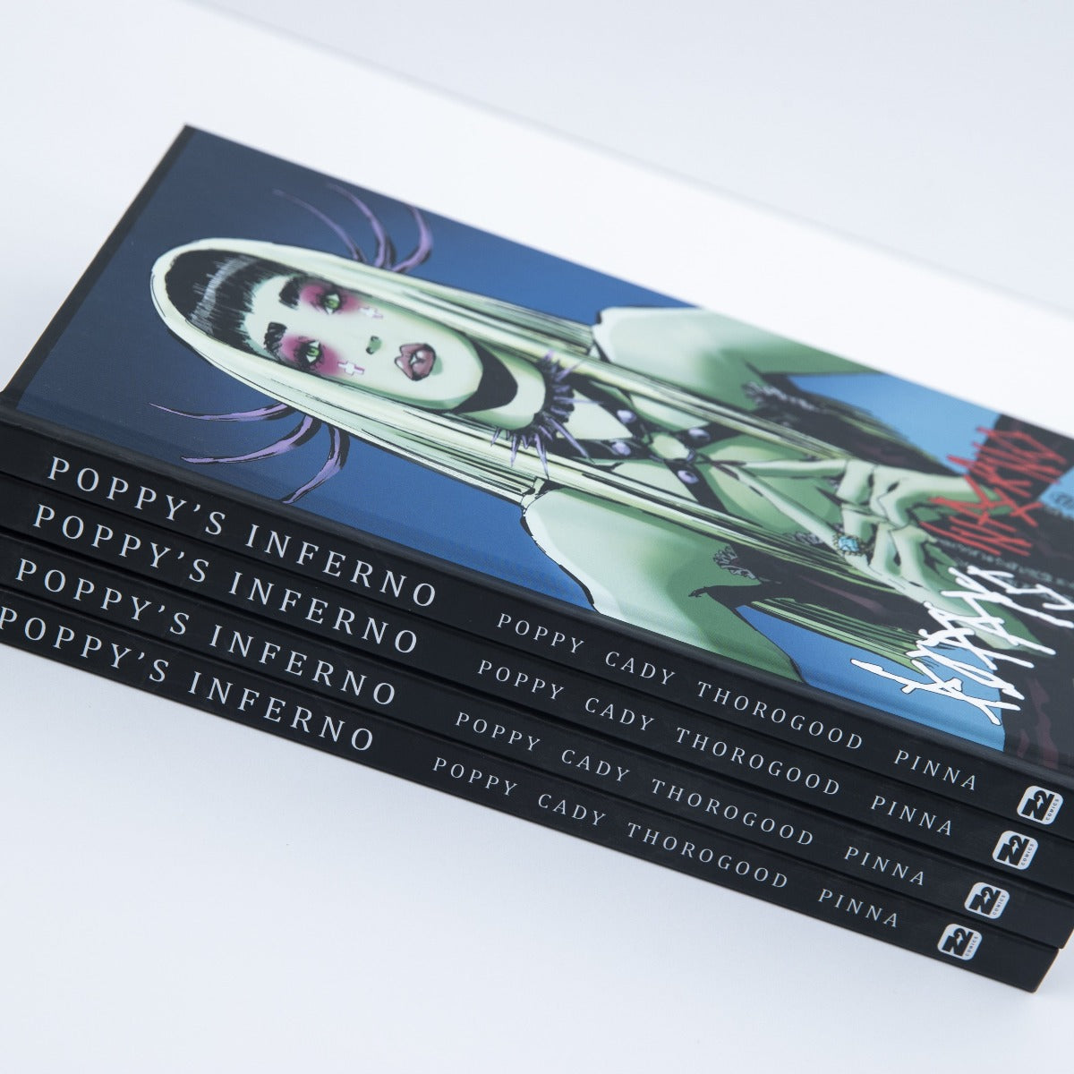 Poppy Poppy's Inferno - Hardcover Book Blue Variant
