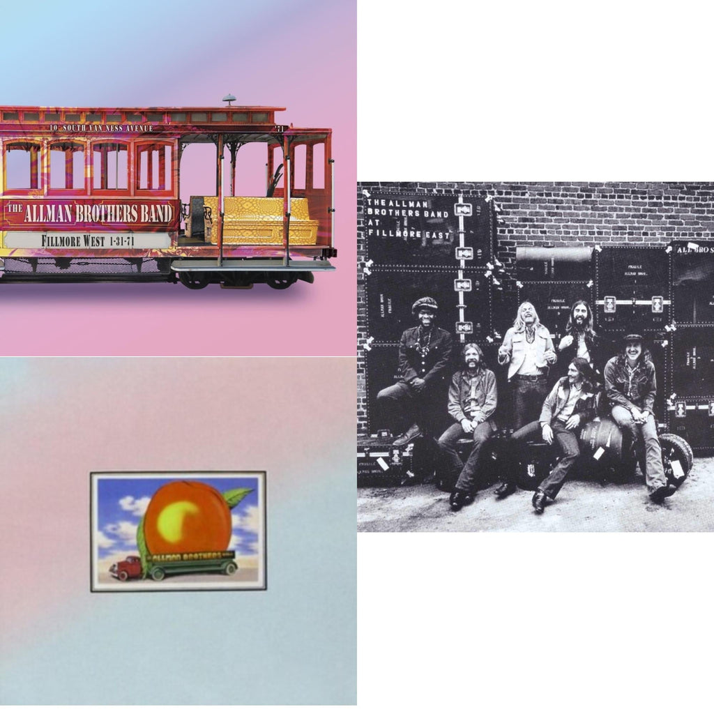 Live At Fillmore East & Eat A Peach (Light Pink & Light Blue LP Vinyl) & Fillmore West 1-31-71