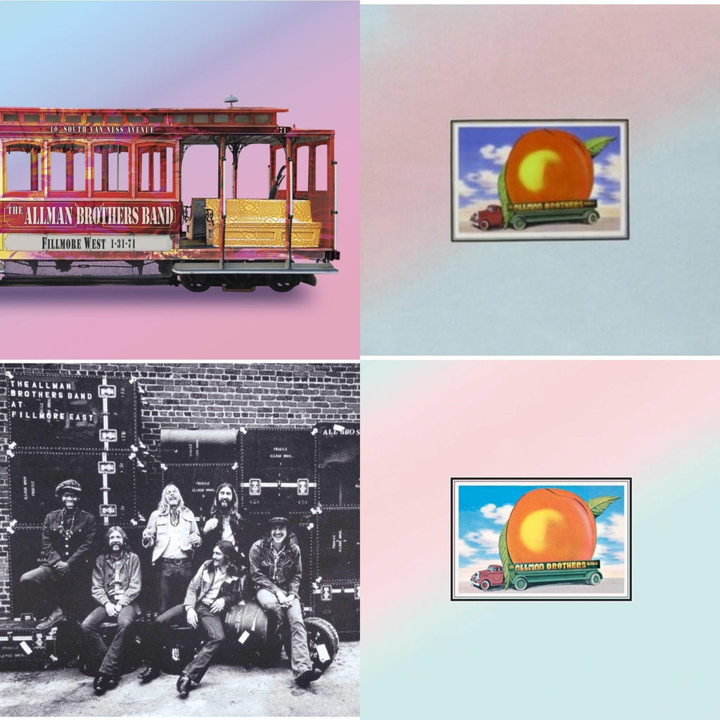 Live At Fillmore East & Eat A Peach (2LP) & Eat A Peach (Light Pink & Light Blue LP Vinyl) & Fillmore West 1-31-71