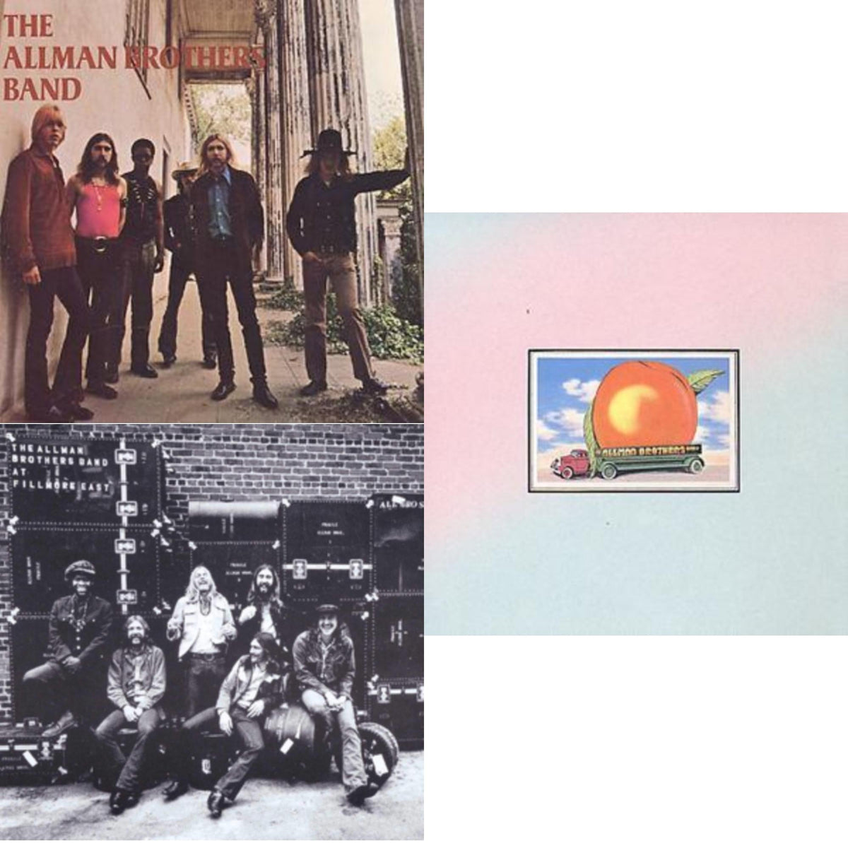Allman Brothers Band & Live At Fillmore East & Eat A Peach