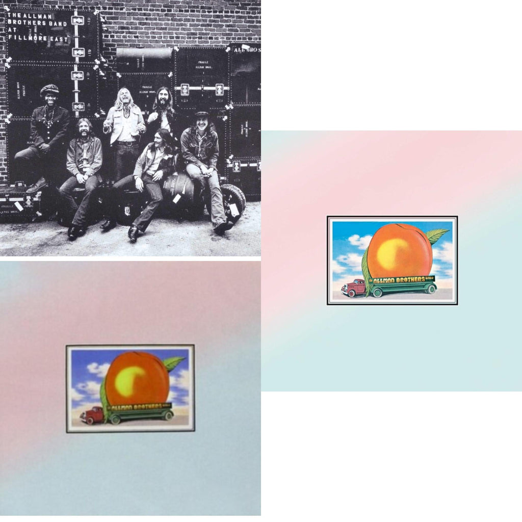 Allman Brothers Band - Live At Fillmore East & Eat A Peach (2LP) & Eat A Peach (Light Pink & Light Blue LP Vinyl)