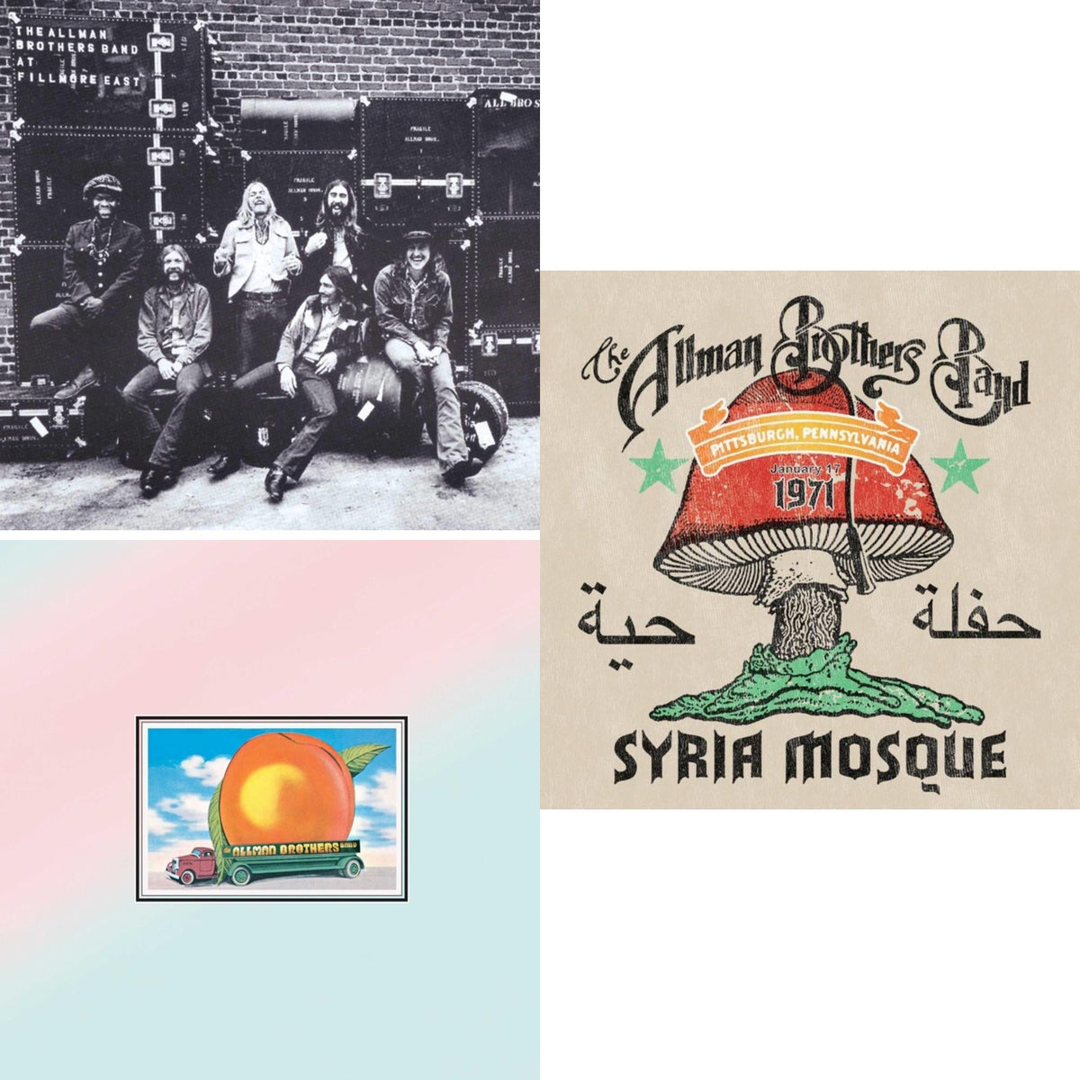 Live At Fillmore East & Eat A Peach (2LP) & Syria Mosque: Pittsburgh, Pa January 17, 1971 (Live) (Pittsburgh Steel Gray Vinyl/2LP)
