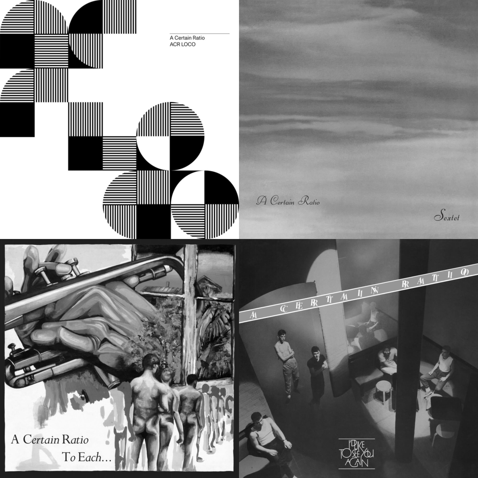A Certain Ratio - To Each... (Limited Edition White LP Vinyl) & I'd Like To See You Again (Limited Edition White LP Vinyl) & Sextet (Limited Edition White LP Vinyl) & Acr Loco (Limited Edition Color LP Vinyl)