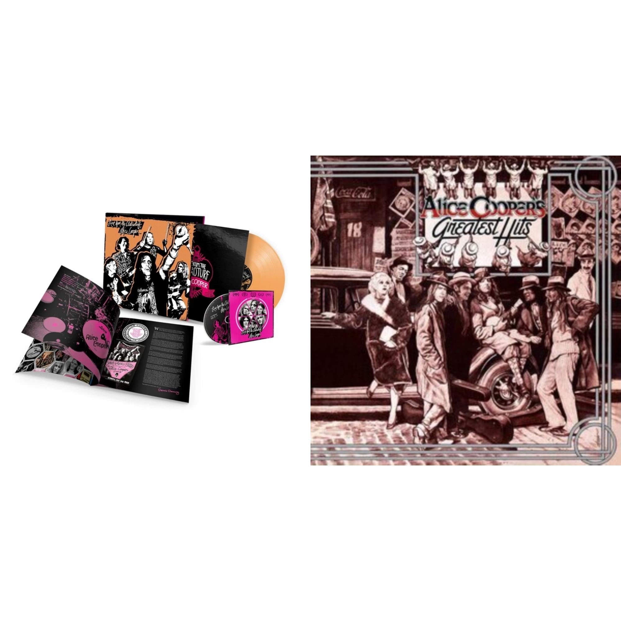 Live From The Astroturf (Apricoot LP Vinyl/DVD) & Alice Cooper's Greatest Hits (180G/Limited Anniversary Edition)