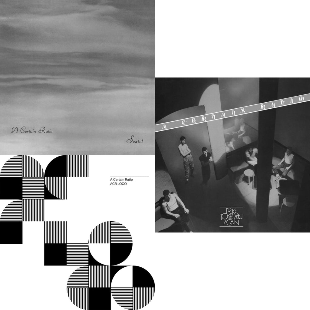 A Certain Ratio - Sextet (Limited Edition White LP Vinyl) & Acr Loco (Limited Edition Color LP Vinyl) & I'd Like To See You Again (Limited Edition White LP Vinyl)
