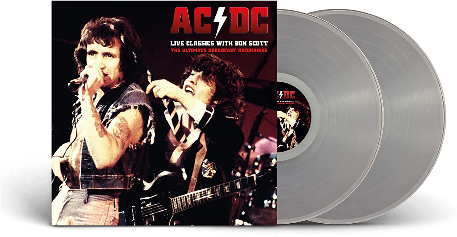 LIVE CLASSICS WITH BON SCOTT (CLEAR VINYL) Vinyl Record