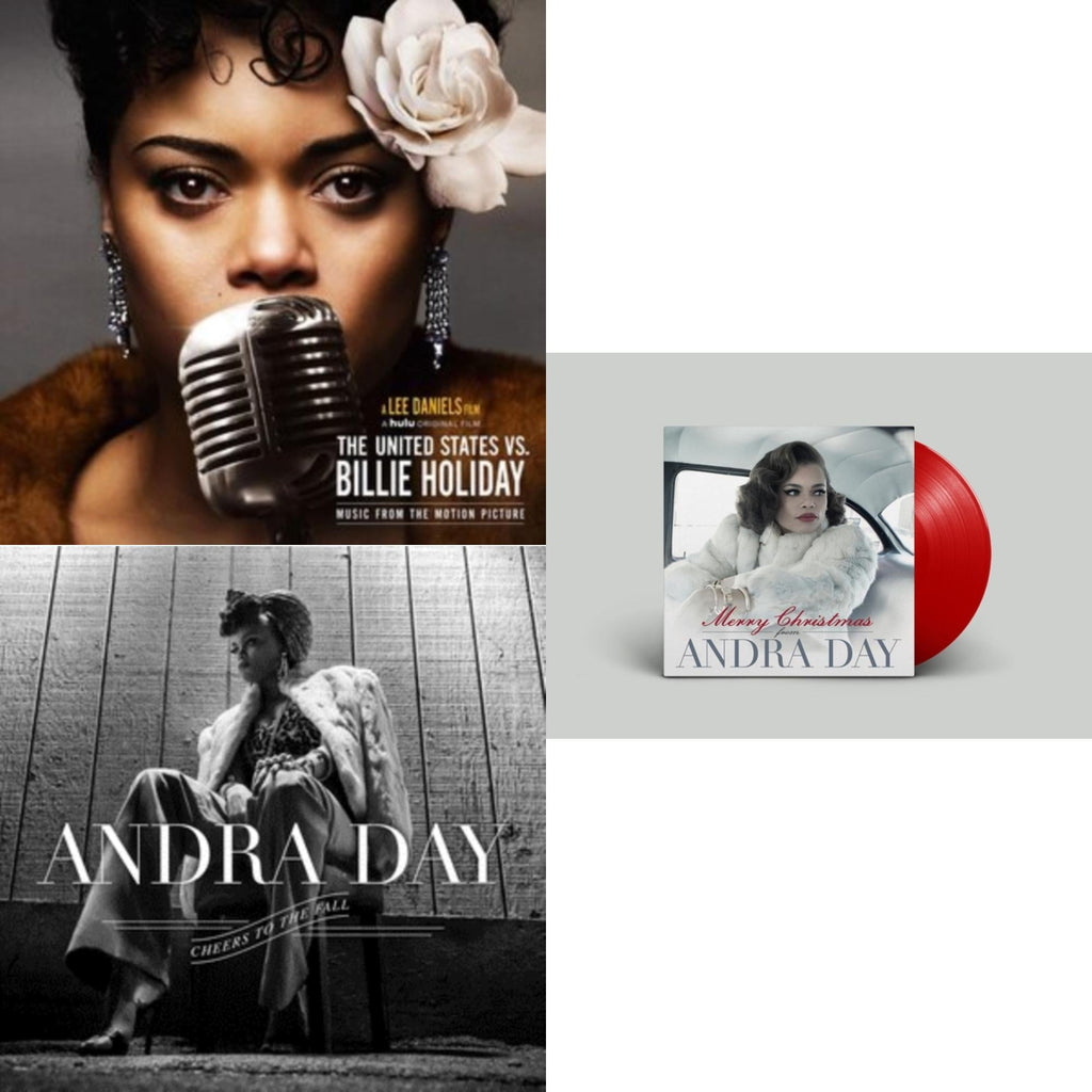 Merry Christmas From Andra Day (Red LP Vinyl) & United States Vs. Billie Holiday (Music From The Motion Picture) (Gold LP Vinyl) & Cheers To The Fall