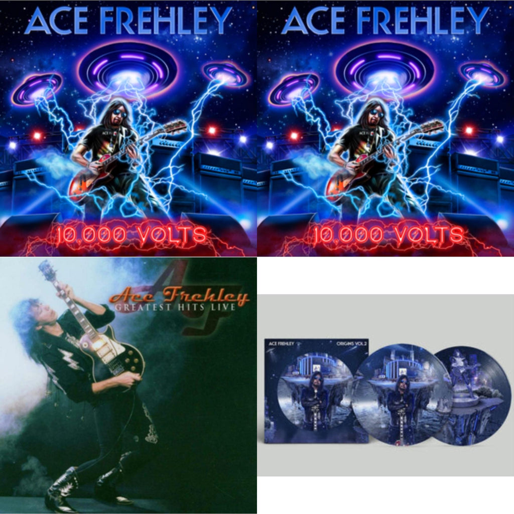 Greatest Hits Live & 10,000 Volts (Edge Only Splatter/Metal Gym Locker/Red Splatter LP Vinyl) & 10,000 Volts (Orange Tabby LP Vinyl) & Origins: Vol. 2 (Picture Disc)