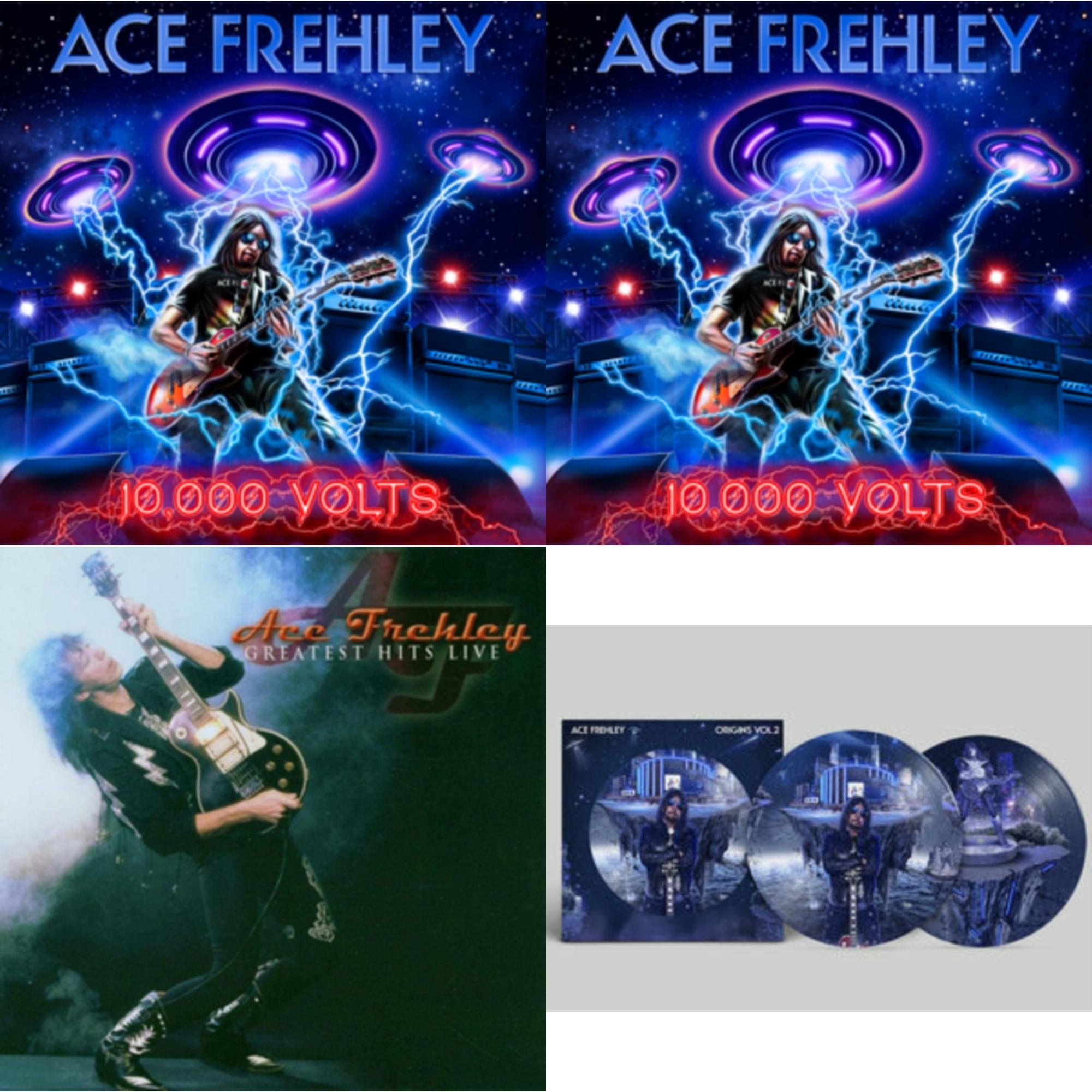 Greatest Hits Live & 10,000 Volts (Edge Only Splatter/Metal Gym Locker/Red Splatter LP Vinyl) & 10,000 Volts (Orange Tabby LP Vinyl) & Origins: Vol. 2 (Picture Disc)