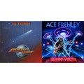 Ace Frehley - 10,000 Volts (Orange Tabby LP Vinyl) & Frehley's Comet (Red & Blue Hand Poured Effect LP Vinyl)