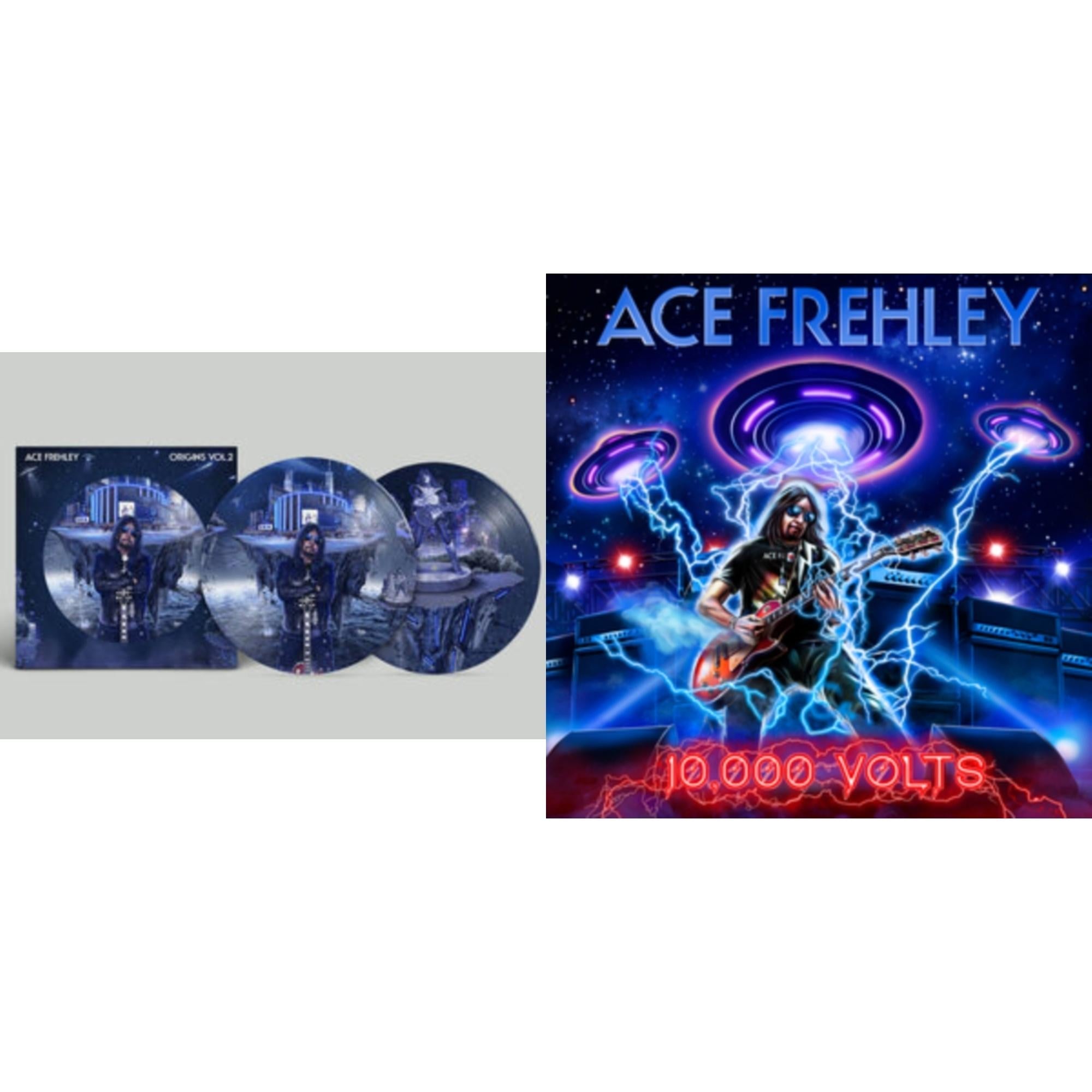 Ace Frehley - 10,000 Volts (Orange Tabby LP Vinyl) & Origins: Vol. 2 (Picture Disc)