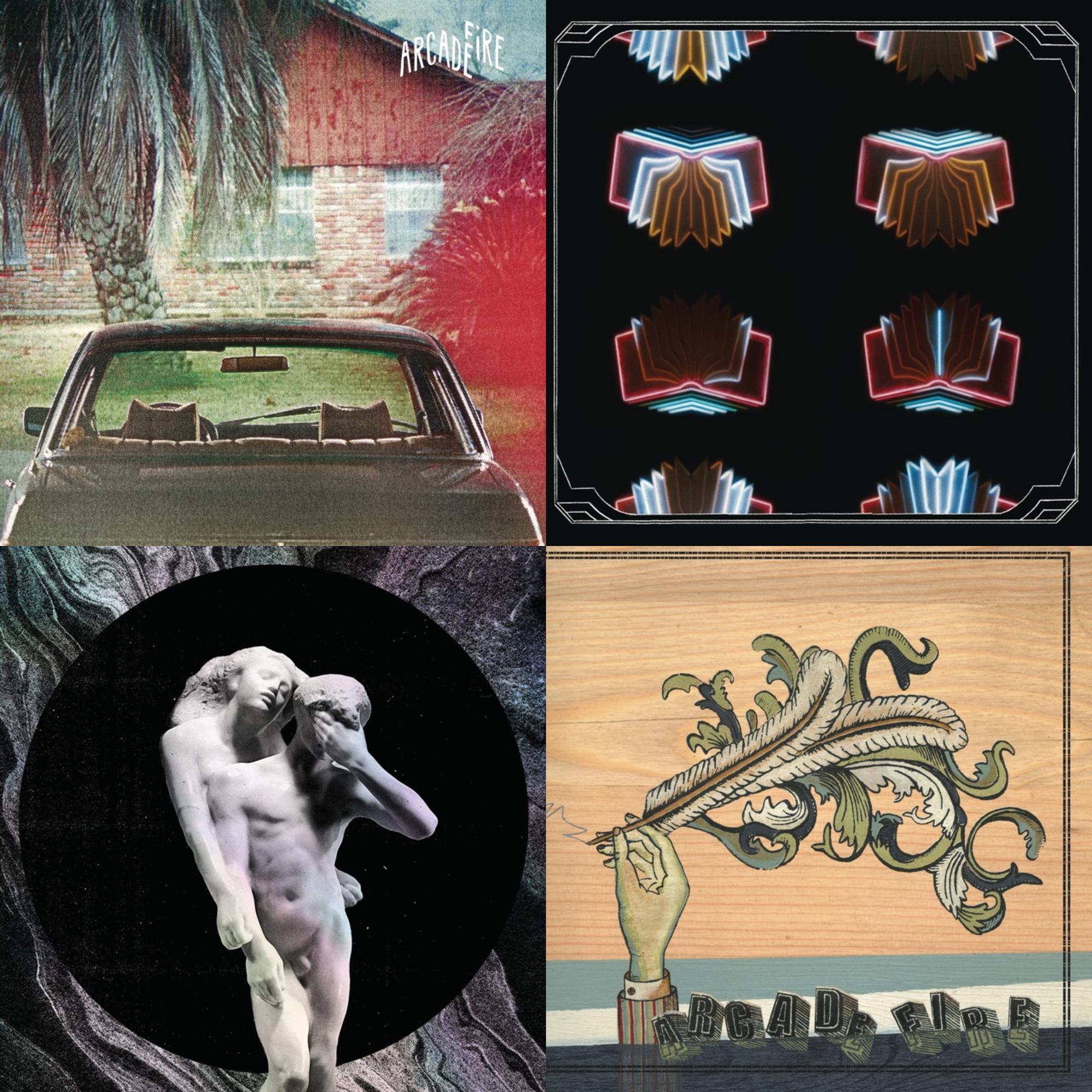 Reflektor (2LP/180G) & Funeral (150G/Gatefold) & Neon Bible (2LP/150G/Gatefold) & Suburbs (2LP/150G/Gatefold)