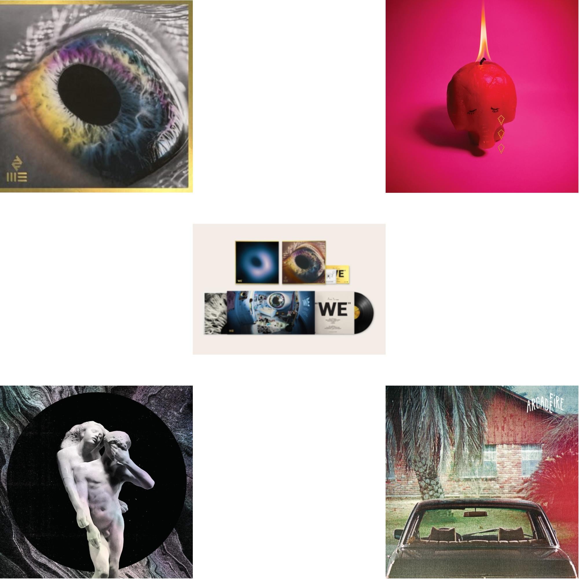 Reflektor (2LP/180G) & We (180G) & We (180G/White LP Vinyl) (I) & Pink Elephant    & Suburbs (2LP/150G/Gatefold)